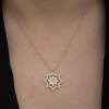Lucky Life 925 Ayar Gumuss Rose Kar Tanesi Lucky Life Lucky Life Lucky Life Kadın Kolye
