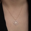 Lucky Life 925 Ayar Gumuss Rose Kar Tanesi Lucky Life Lucky Life Lucky Life Kadın Kolye