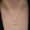 Lucky Life 925 Ayar Gumuss Gold Ay Yıldız Lucky Life Lucky Life Lucky Life Kadın Kolye