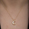 Lucky Life 925 Ayar Gumuss Gold Ay Yıldız Lucky Life Lucky Life Lucky Life Kadın Kolye