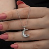 Lucky Life 925 Ayar Gumuss Ay Yıldız Lucky Life Lucky Life Lucky Life Kadın Kolye