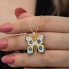 Lucky Life 925 Ayar Gumuss Gold Nazarlı Kelebek Lucky Life Lucky Life Lucky Life Kadın Kolye