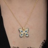 Lucky Life 925 Ayar Gumuss Gold Nazarlı Kelebek Lucky Life Lucky Life Lucky Life Kadın Kolye