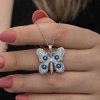 Lucky Life 925 Ayar Gumuss Nazarlı Kelebek Lucky Life Lucky Life Lucky Life Kadın Kolye
