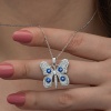 Lucky Life 925 Ayar Gumuss Nazarlı Kelebek Lucky Life Lucky Life Lucky Life Kadın Kolye