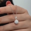 Lucky Life 925 Ayar Gumuss Beyaz Kristal Taşlı Lucky Life Lucky Life Lucky Life Kadın Kolye