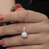Lucky Life 925 Ayar Gumuss Beyaz Kristal Taşlı Lucky Life Lucky Life Lucky Life Kadın Kolye