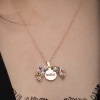 Lucky Life 925 Ayar Gumuss Rose Renkli Çiçek Kişiye Özel Lucky Life Lucky Life Kadın Kolye