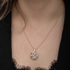 Lucky Life 925 Ayar Gumuss Rose Renkli Çiçek Kişiye Özel Lucky Life Lucky Life Kadın Kolye