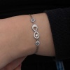Lucky Life 925 Ayar Gumuss Ay Yıldız Nazarlı Sonsuzluk Lucky Life Lucky Life Kadın Bileklik