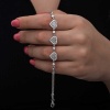 ​Lucky Life 925 Ayar Gumuss Baget Taşlı Kalp Lucky Life Lucky Life Kadın Bileklik