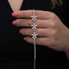 Lucky Life 925 Ayar Gumuss Baget Çiçek Desenli Lucky Life Lucky Life Kadın Bileklik