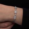 ​Lucky Life 925 Ayar Gumuss Baget Taşlı Lucky Life Lucky Life Kadın Bileklik