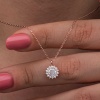 Lucky Life 925 Ayar Gumuss Rose Minimal Yuvarlak Anturaj Lucky Life Lucky Life Lucky Life Kadın Kolye