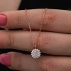 Lucky Life 925 Ayar Gumuss Rose Minimal Yuvarlak Anturaj Lucky Life Lucky Life Lucky Life Kadın Kolye