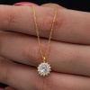 Lucky Life 925 Ayar Gumuss Gold Minimal Yuvarlak Anturaj Lucky Life Lucky Life Lucky Life Kadın Kolye