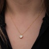 Lucky Life 925 Ayar Gumuss Gold Minimal Yuvarlak Anturaj Lucky Life Lucky Life Lucky Life Kadın Kolye