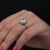 Lucky Life 925 Ayar Gumuss Kare Montür Tek Taş Lucky Life Lucky Life Kadın Yüzük