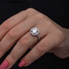 Lucky Life 925 Ayar Gumuss Kare Montür Tek Taş Lucky Life Lucky Life Kadın Yüzük