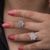 Lucky Life 925 Ayar Gumuss Ayarlanabilir Yıldız Baget Taşlı Dönen Stres Lucky Life Lucky Life Kadın Set