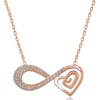 Lucky Life 925 Ayar Gumuss  Rose Kalpli Sonsuzluk Lucky Life Lucky Life Lucky Life Kadın Kolye