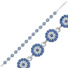 ​Lucky Life 925 Ayar Gumuss Nazar Boncuklu Lucky Life Lucky Life Kadın Bileklik
