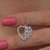 Lucky Life 925 Ayar GumussBaget Taşlı Kalp Lucky Life Lucky Life Lucky Life Kadın Kolye