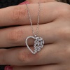 Lucky Life 925 Ayar GumussBaget Taşlı Kalp Lucky Life Lucky Life Lucky Life Kadın Kolye