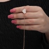 Lucky Life 925 Ayar Gumuss Rose Kalp Lucky Life Lucky Life Kadın Bileklik