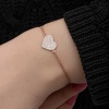 Lucky Life 925 Ayar Gumuss Rose Kalp Lucky Life Lucky Life Kadın Bileklik