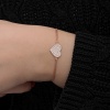Lucky Life 925 Ayar Gumuss Rose Kalp Lucky Life Lucky Life Kadın Bileklik
