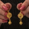 ​Lucky Life 925 Ayar Gumuss Gold Sallantılı Trabzon Kazaz Lucky Life Kadın Küpe