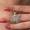 Lucky Life 925 Ayar Gumuss Telkari Kelebek Lucky Life Lucky Life Kadın Kolye
