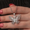 Lucky Life 925 Ayar Gumuss Telkari Kelebek Lucky Life Lucky Life Kadın Kolye