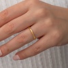 ​Lucky Life 925 Ayar Gumuss Gold  Lucky Life Kadın Yüzük