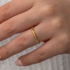 ​Lucky Life 925 Ayar Gumuss Gold  Lucky Life Kadın Yüzük