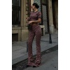 Brenda Desenli Crop Takım  