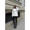 Lucky Life Kadın Metalize Sarkaçlı Sweatshirt  