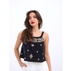 Lucky Life BLUZ-SİYAH