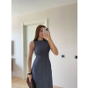 Lucky Life Kadın Jeans Kot Uzun Elbise - Lacivert