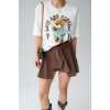 Lucky Life Kadın  Teddy Bear T-Shirt - Krem