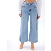 7356 Lucky Life Kadın KOT PANTOLON-MAVİ