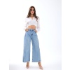 7356 Lucky Life Kadın KOT PANTOLON-MAVİ