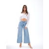 7356 Lucky Life Kadın KOT PANTOLON-MAVİ