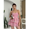 Flora İp Askılı Elbise