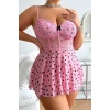 Lucky Life Pembe Kalp Desenli Pinterest Gecelik