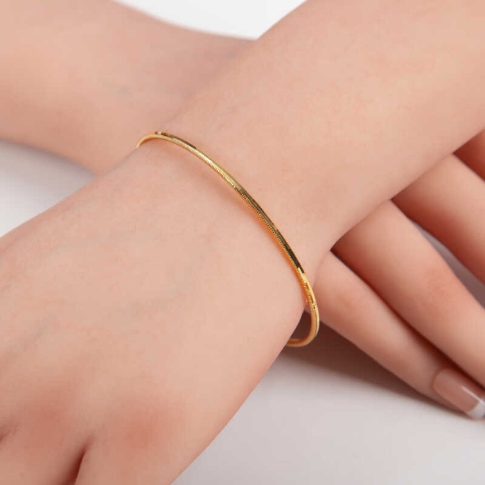 Lucky Life 925 Ayar Gumuss  Gold Ajda Lucky Life Lucky Life Kadın Bilezik