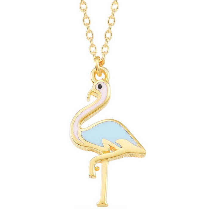 Lucky Life 925 Ayar Gumuss Gold Flamingo Lucky Life Lucky Life Lucky Life Kadın Kolye