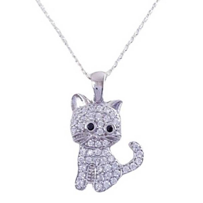 Lucky Life 925 Ayar Gumuss Kedi Lucky Life Lucky Life Lucky Life Kadın Kolye
