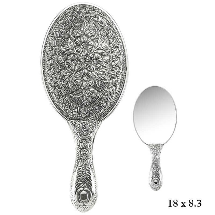 Lucky Life 925 Ayar Gumuss Papatya Desenli Lucky Life 925 Ayar Gumuss El Aynası